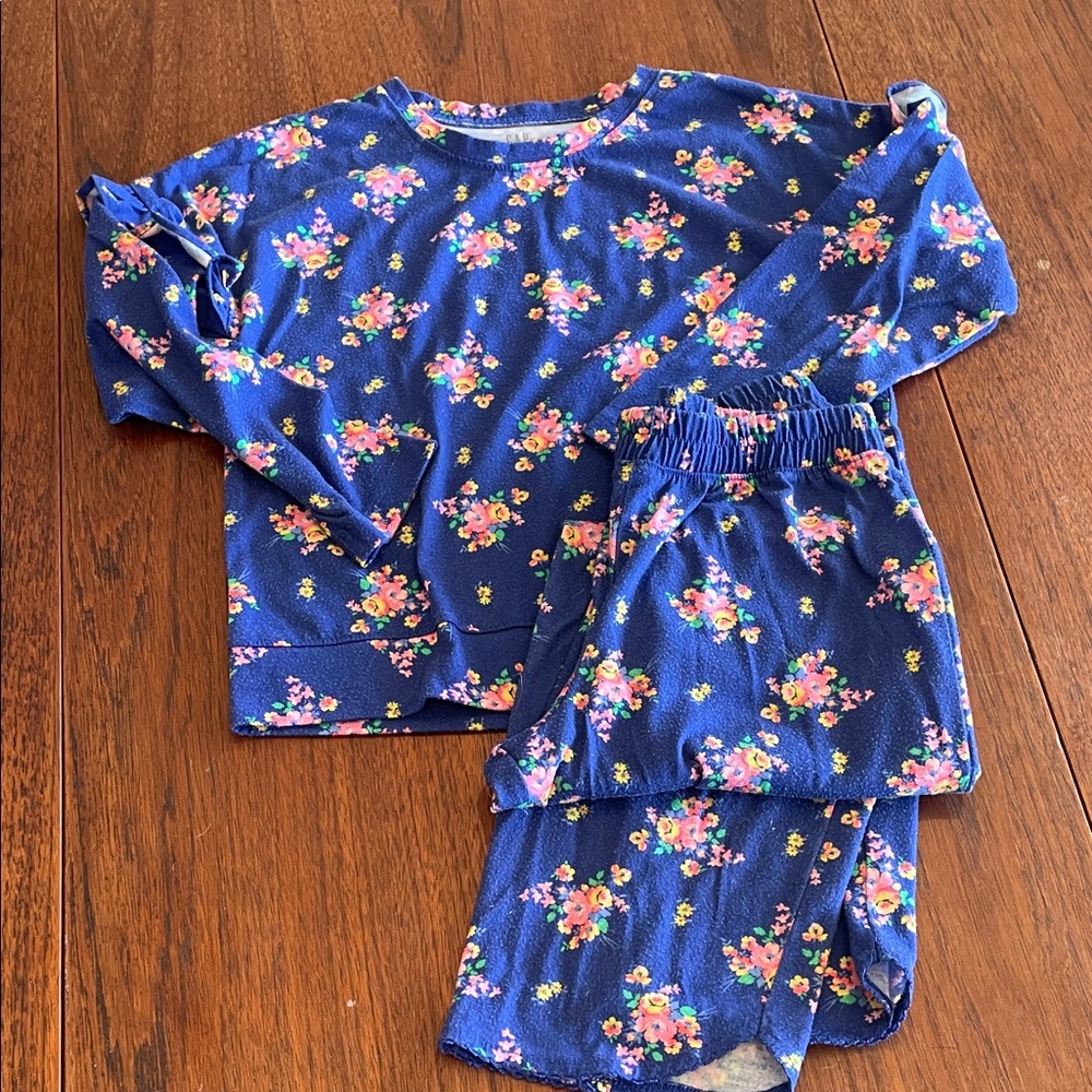 GAP Floral Blue Kids Pajamas
